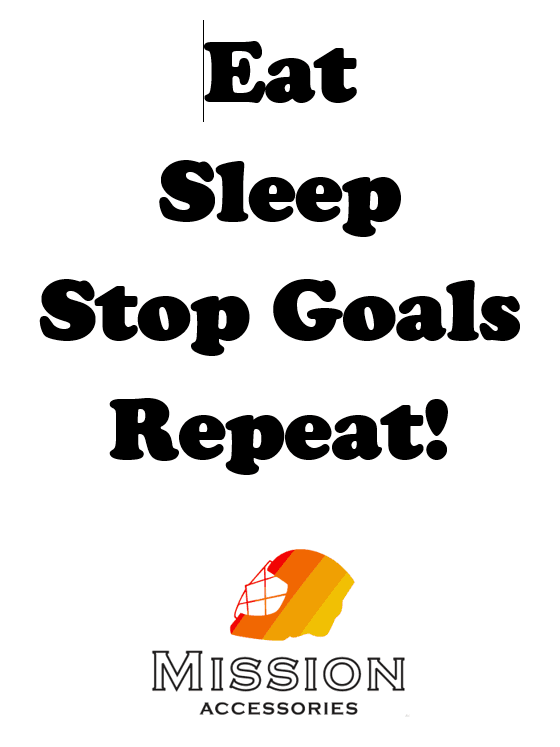 K2K Goalkeeper Slogan T-Shirt in white for hockey keepers
