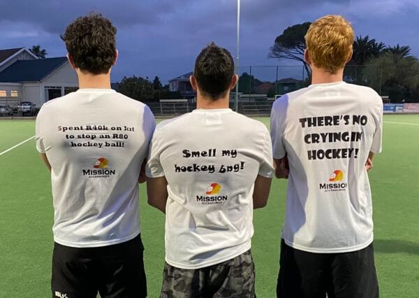 K2K Goalkeeper Slogan T-Shirt in white for hockey keepers
