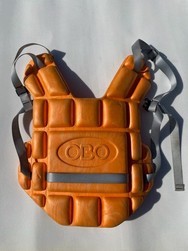OBO OGO Chest Pad orange field hockey goalkeeper chest guard Used Good condition