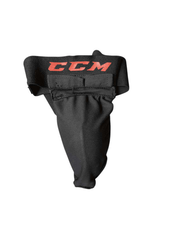 CCM Male Groin Protector Medium black hockey jock guard Used Good condition
