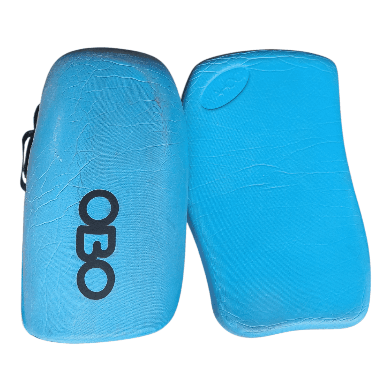 OBO Yahoo Hand Protectors blue black field hockey goalkeeper gloves Used Good condition