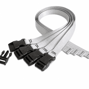 OBO legguard replacement straps set of four with grey nylon webbing and black quick-release buckles
